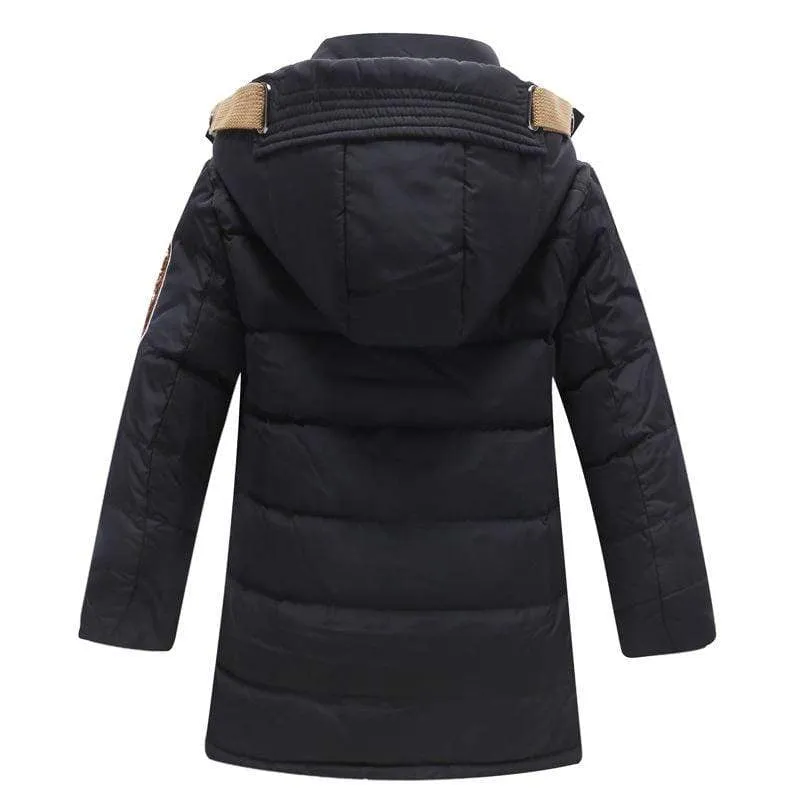 -30 Degree Children's Duck Down Winter Jackets Thickening Outerwear
