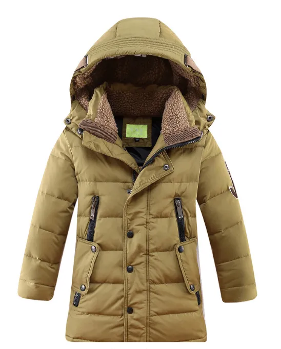 -30 Degree Children's Duck Down Winter Jackets Thickening Outerwear