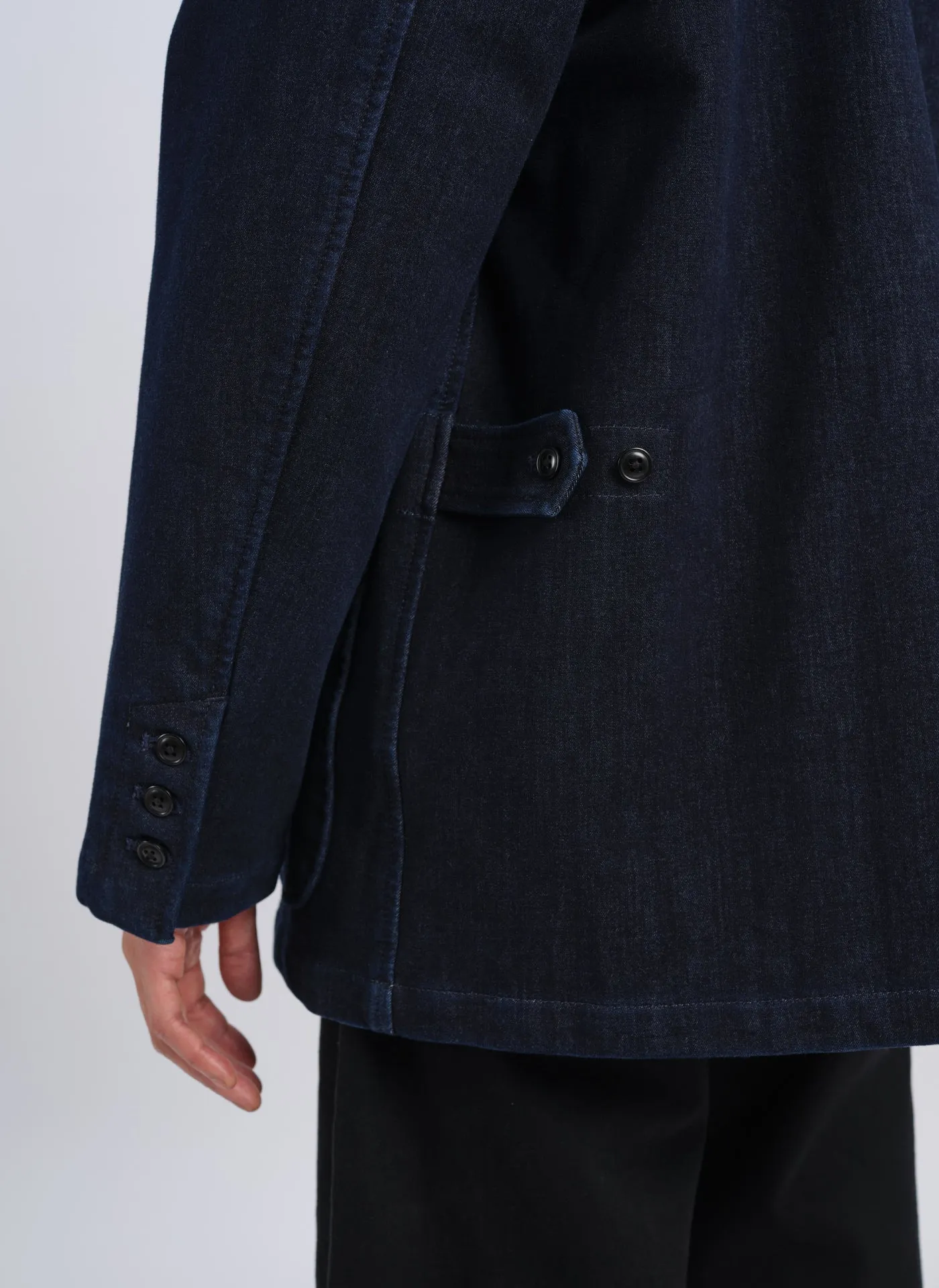 3D Printing Down Denim Fabric Soft Worker Blazer