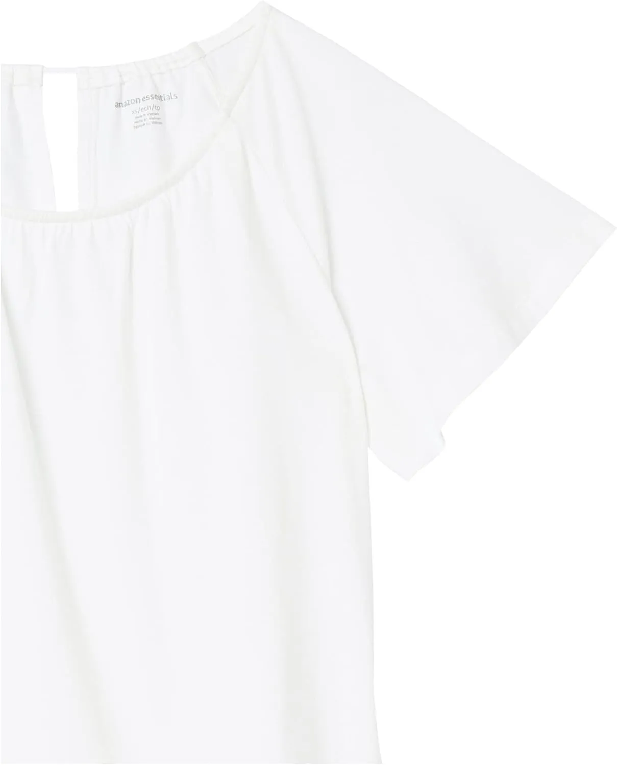 Amazon Essentials Women's Classic-Fit Cape Sleeve Open Crewneck T-Shirt