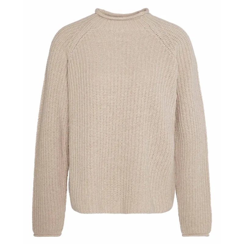Barbour Willows Knitted Ladies Jumper - Oatmeal