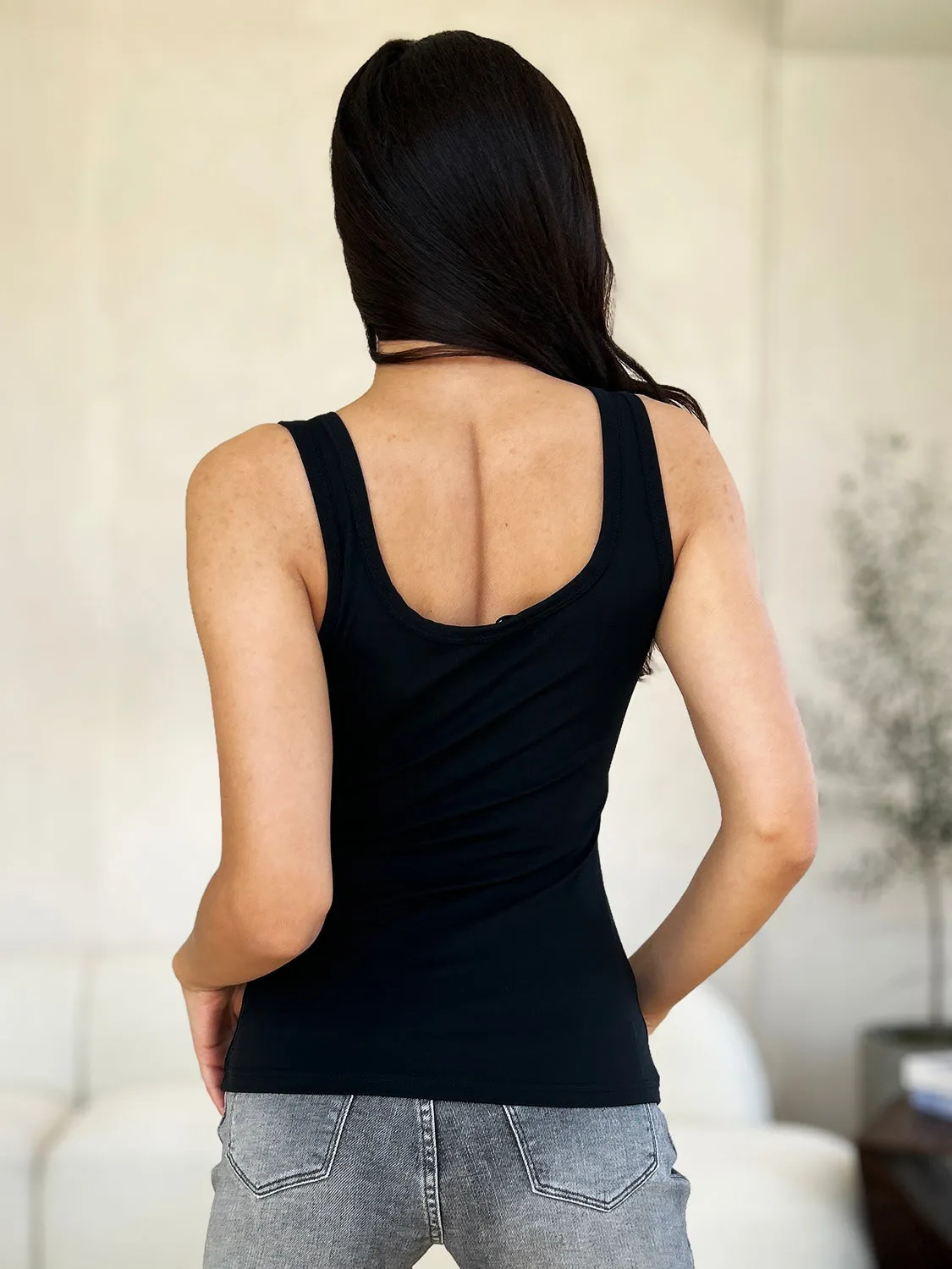 Basically Perfect Wide Strap Tank