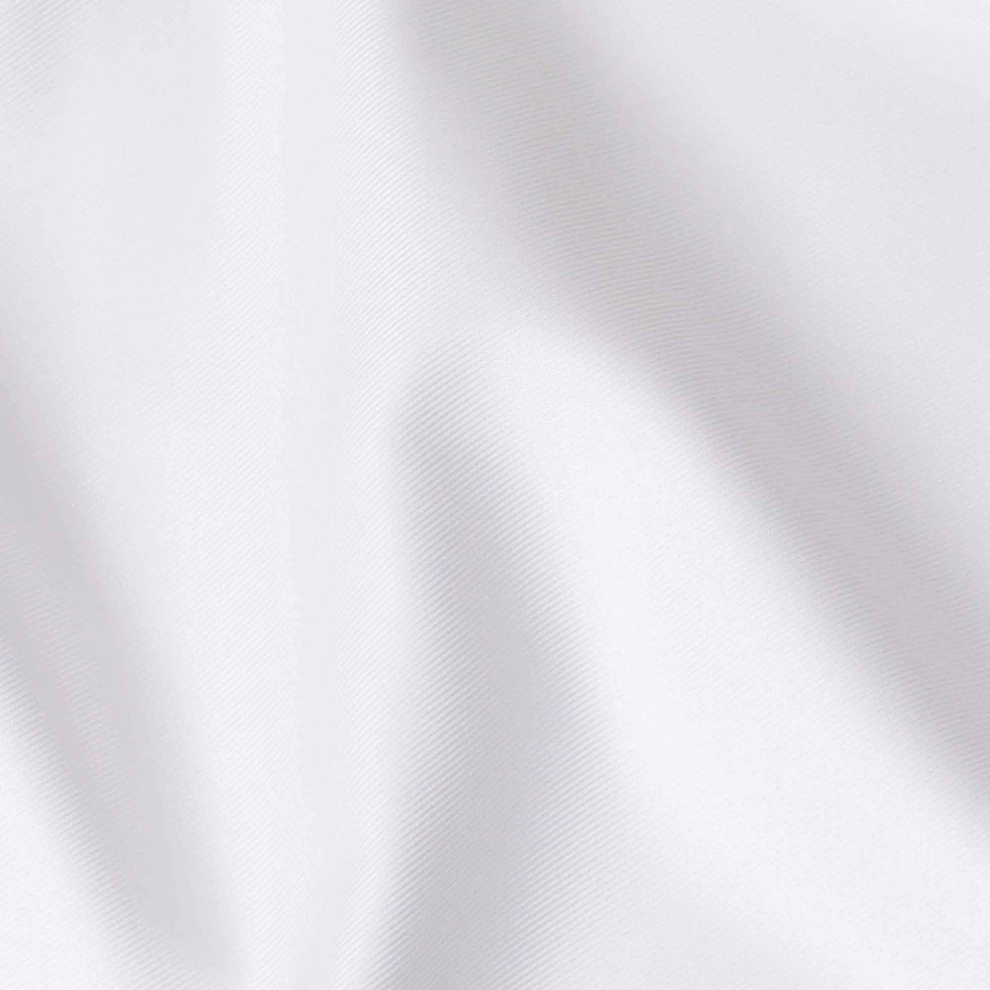 Classic White Swiss 100% Cotton Twill Shirting Fabric - 150cm Wide, Luxurious Feel-D18890