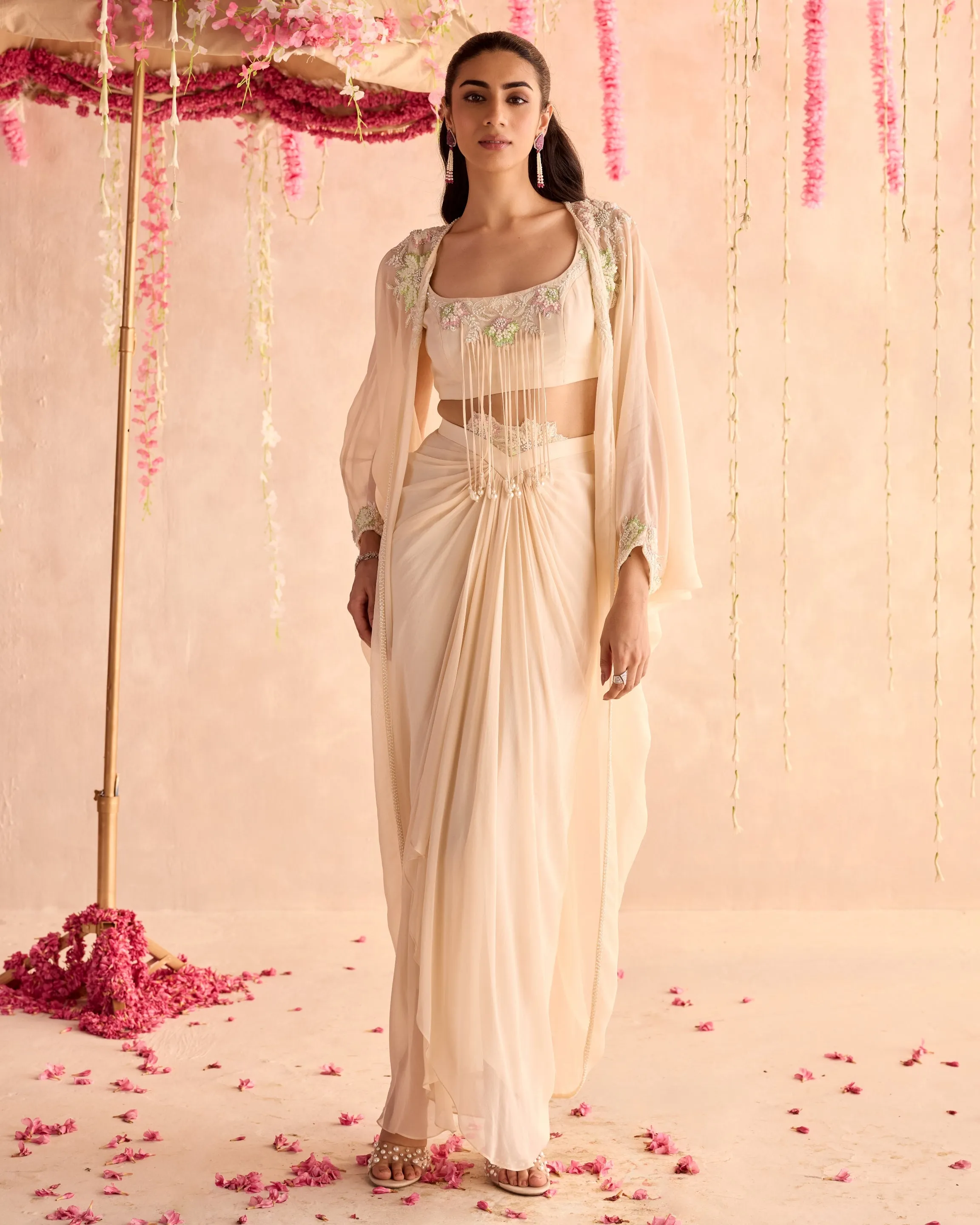 Daffodil Cape Skirt Set