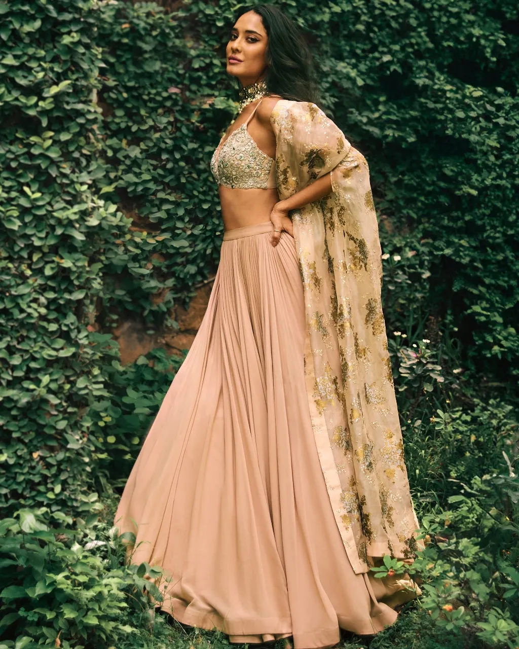 Dusty Pink Lisa Cape Set