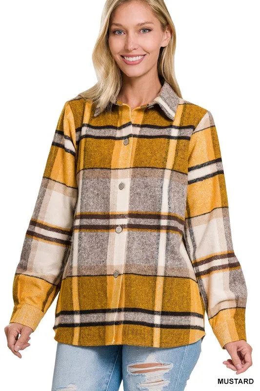 Emma Plaid Shacket