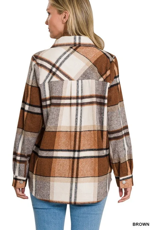 Emma Plaid Shacket