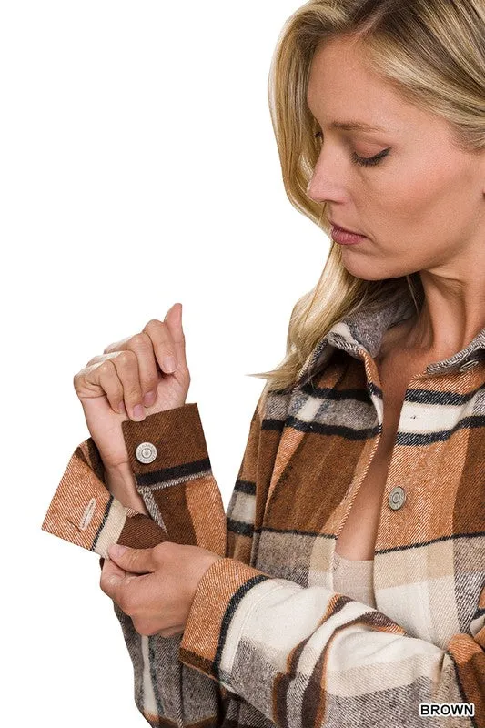 Emma Plaid Shacket