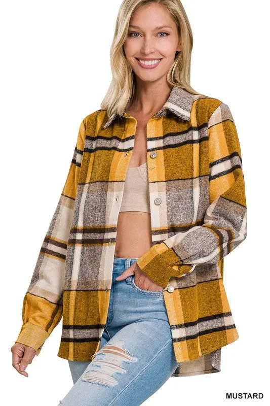 Emma Plaid Shacket