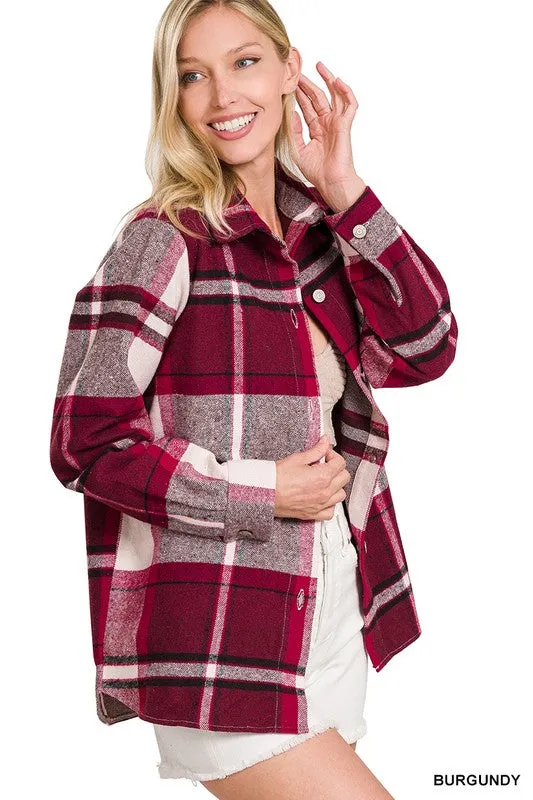 Emma Plaid Shacket