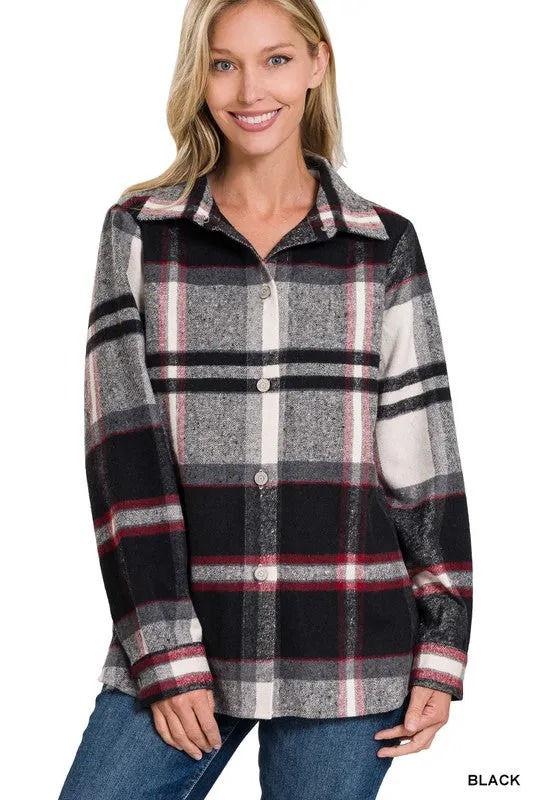 Emma Plaid Shacket