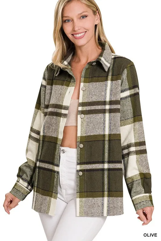 Emma Plaid Shacket
