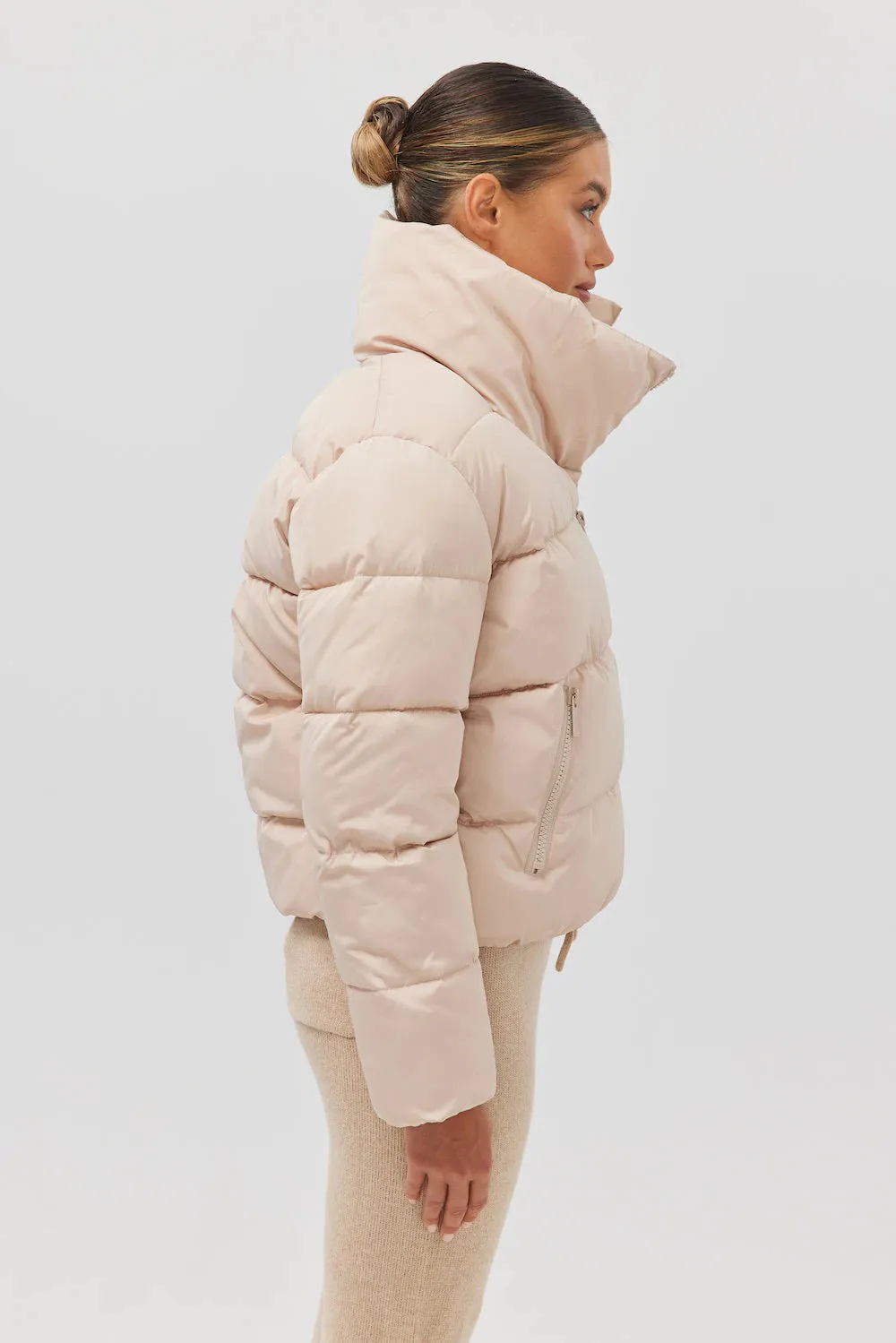 Jupiter Puffer Jacket Crem Brulee