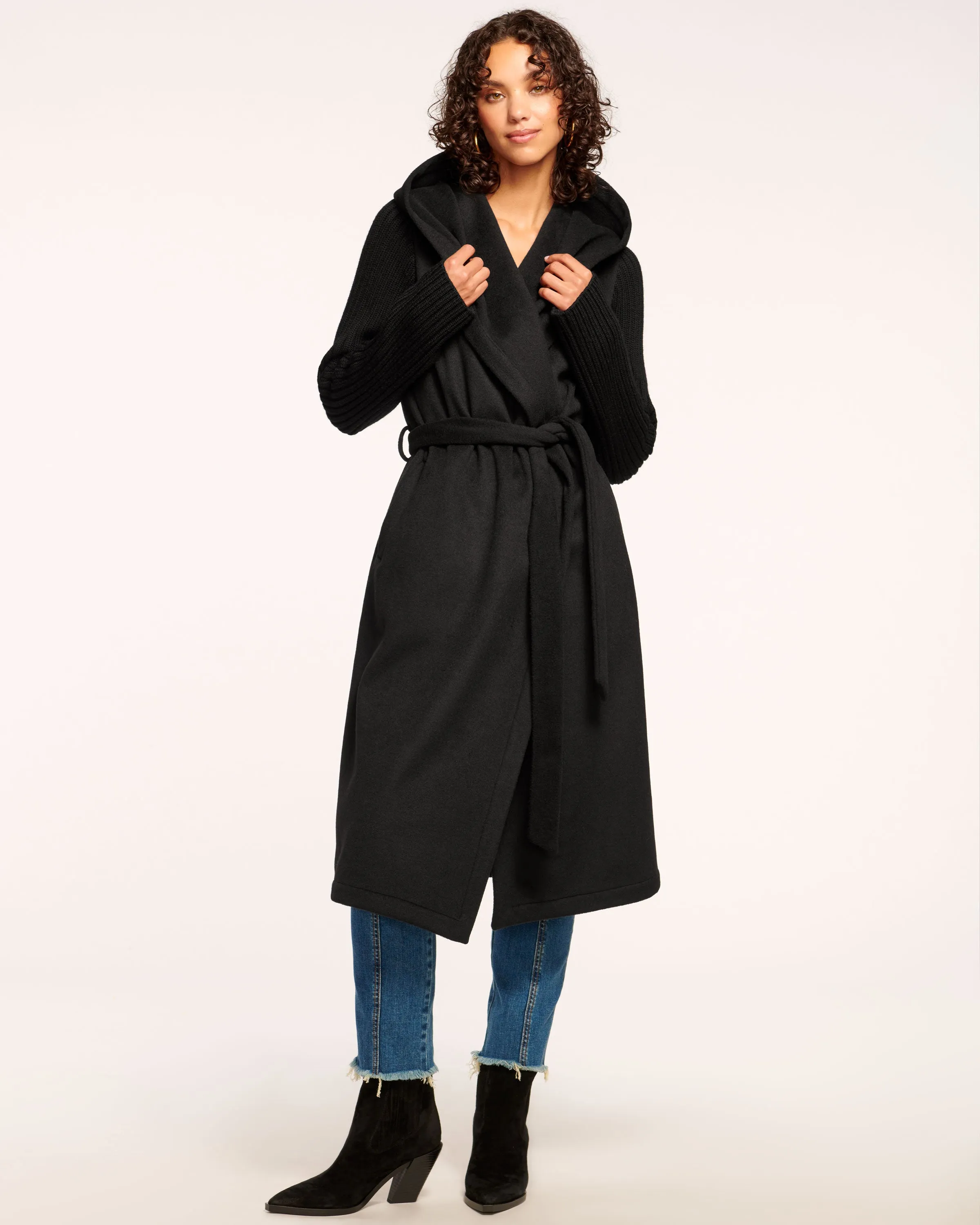 Kiah Wrap Oversized Coat