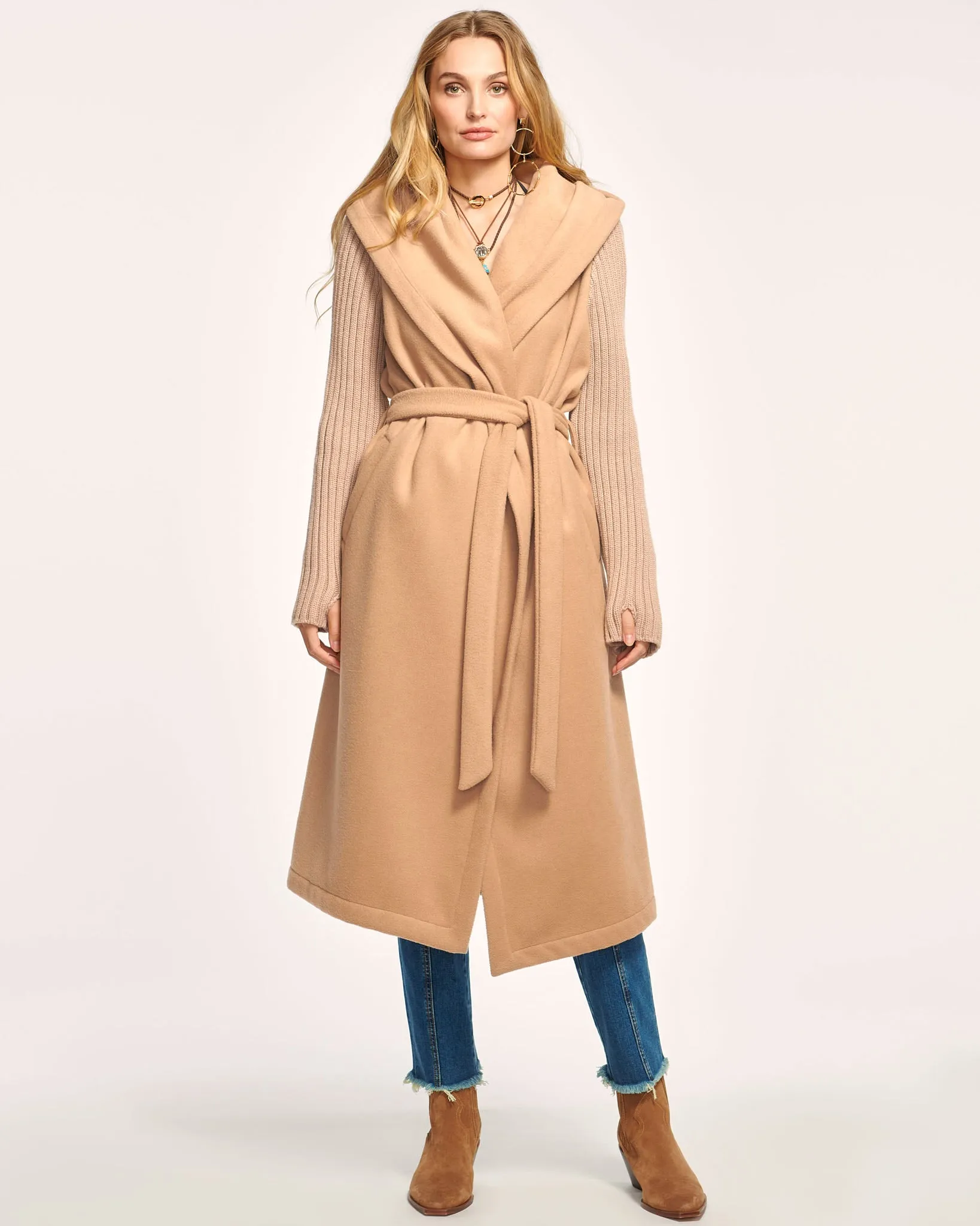 Kiah Wrap Oversized Coat