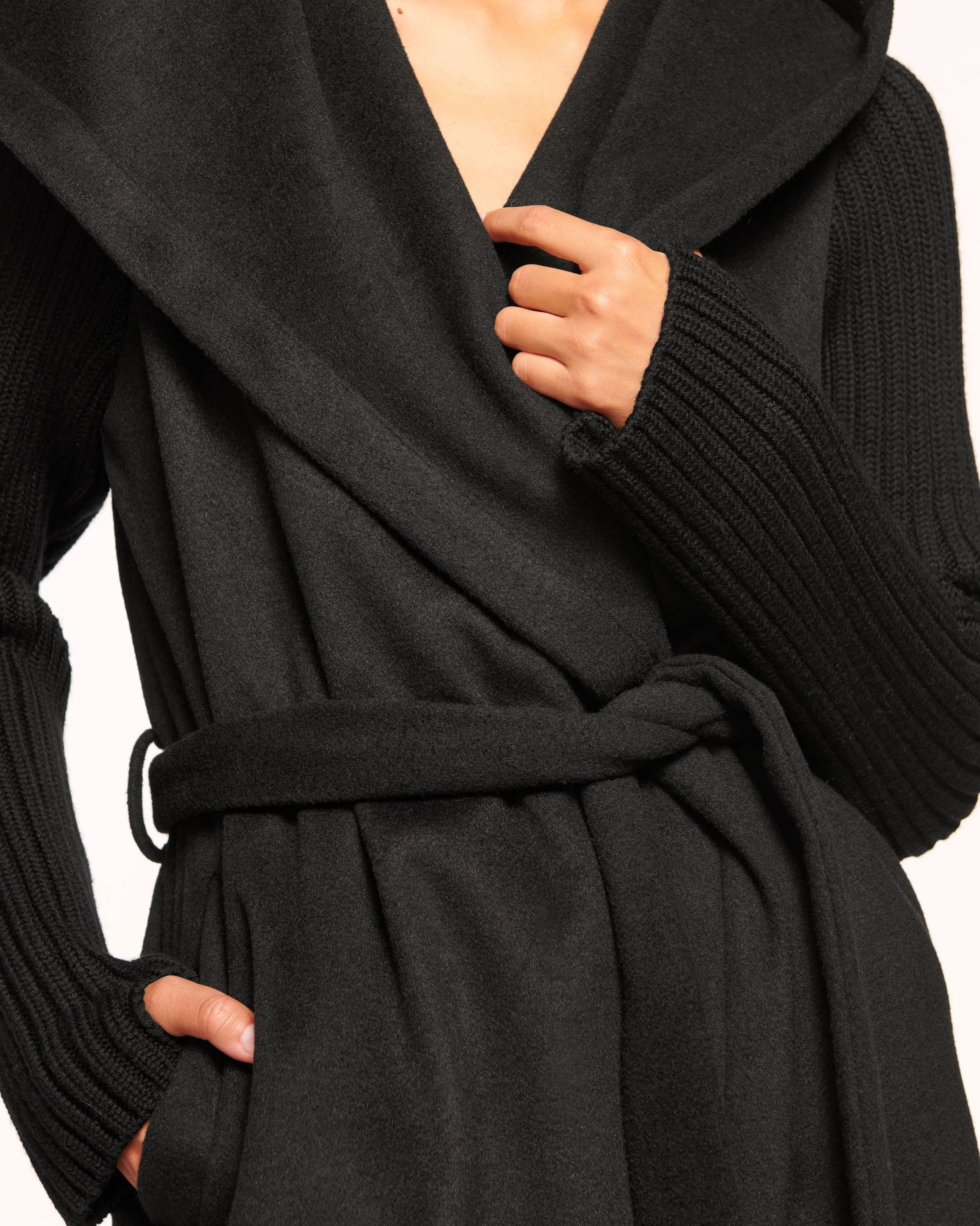 Kiah Wrap Oversized Coat