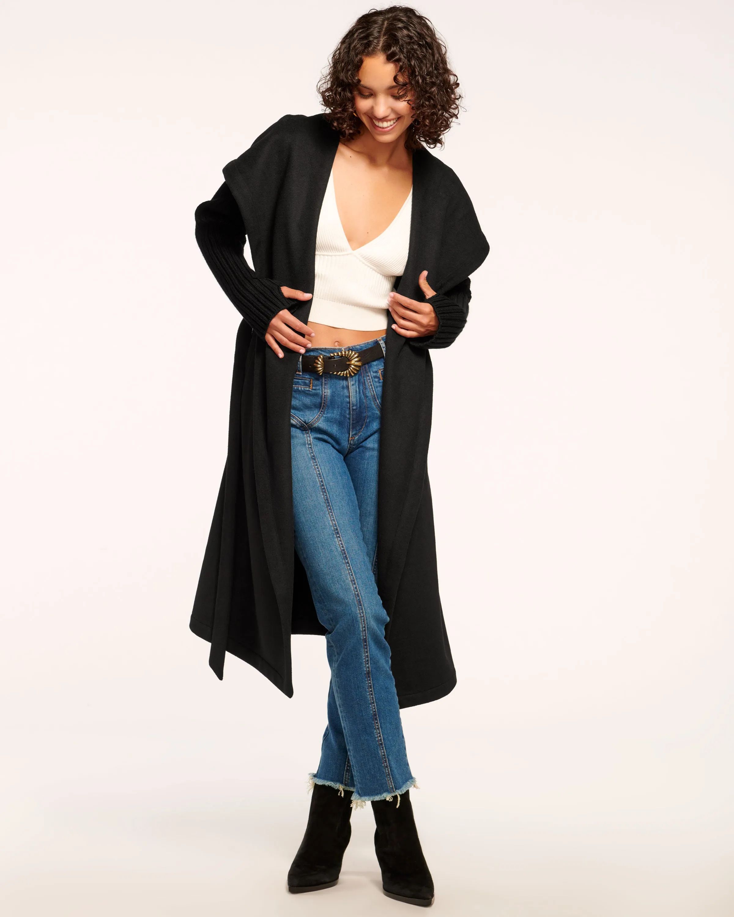 Kiah Wrap Oversized Coat
