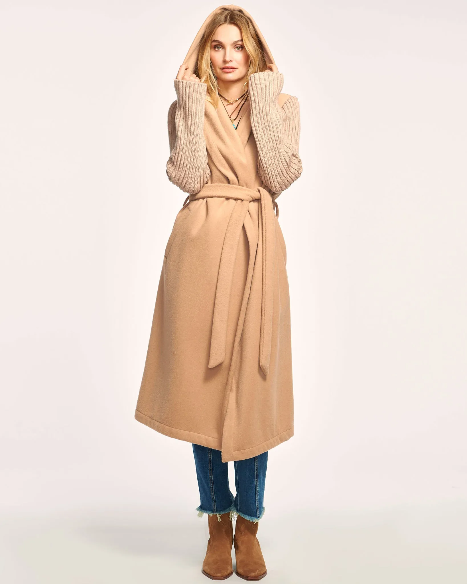 Kiah Wrap Oversized Coat