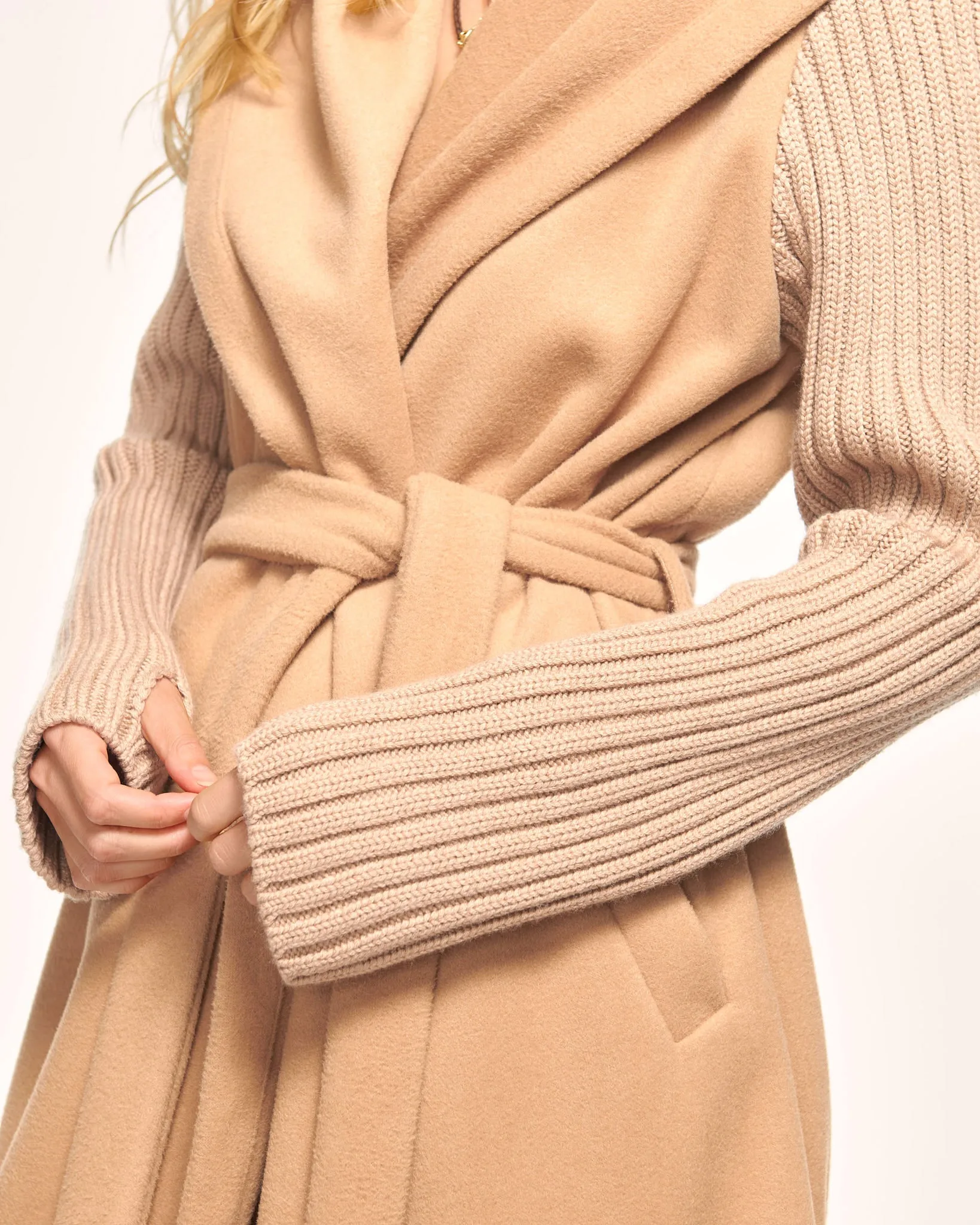 Kiah Wrap Oversized Coat