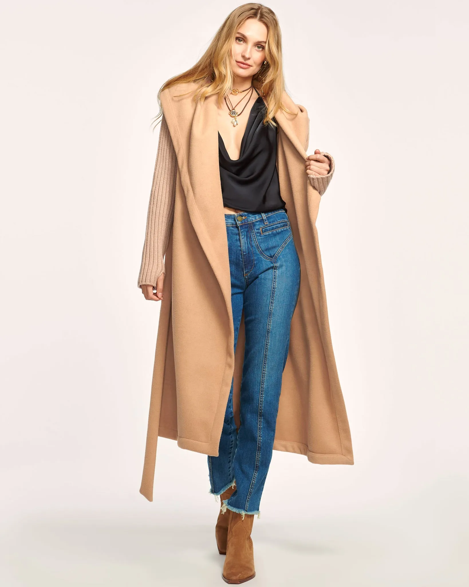 Kiah Wrap Oversized Coat