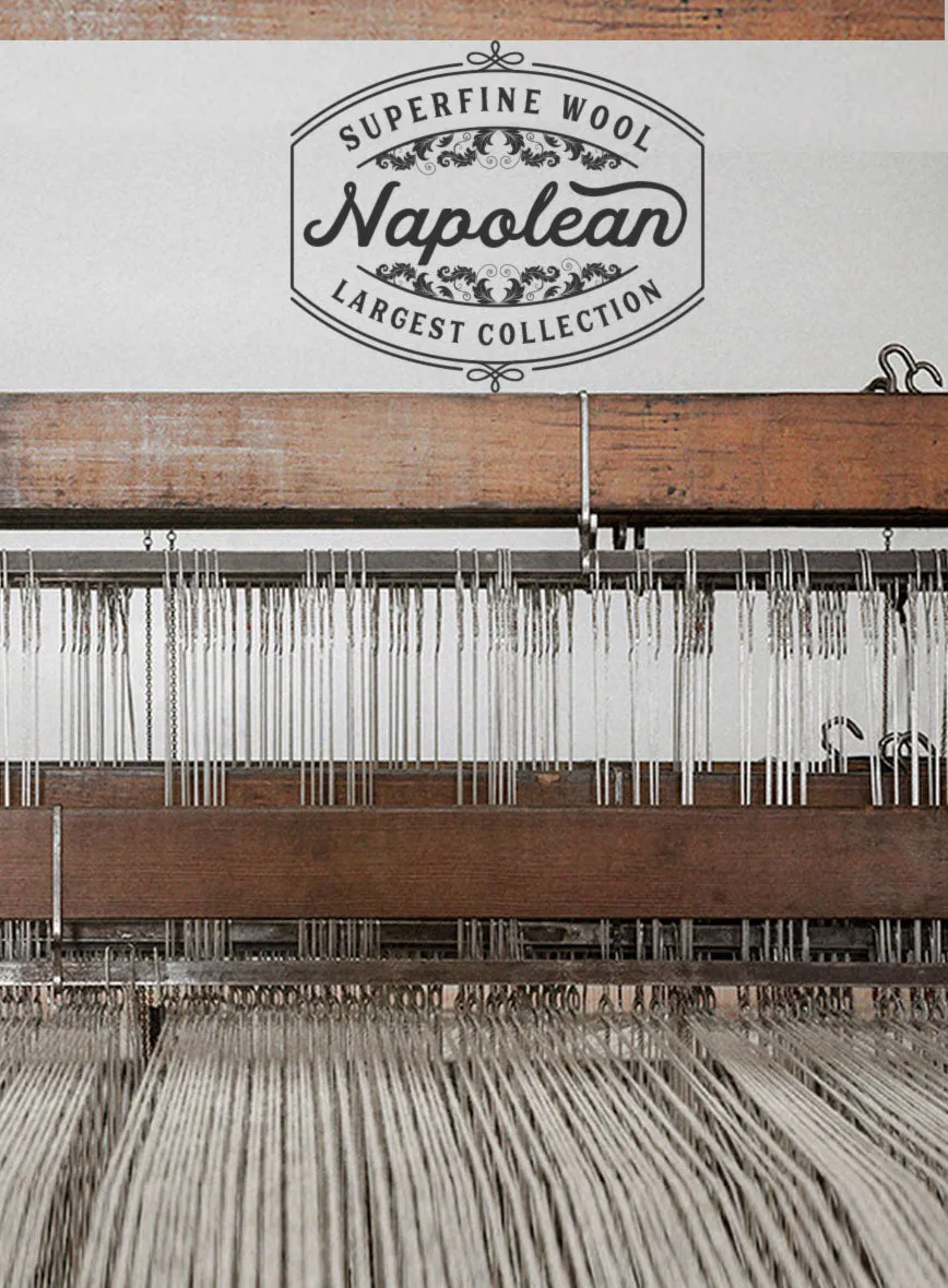 Napolean Como Bar Gray Wool Jacket