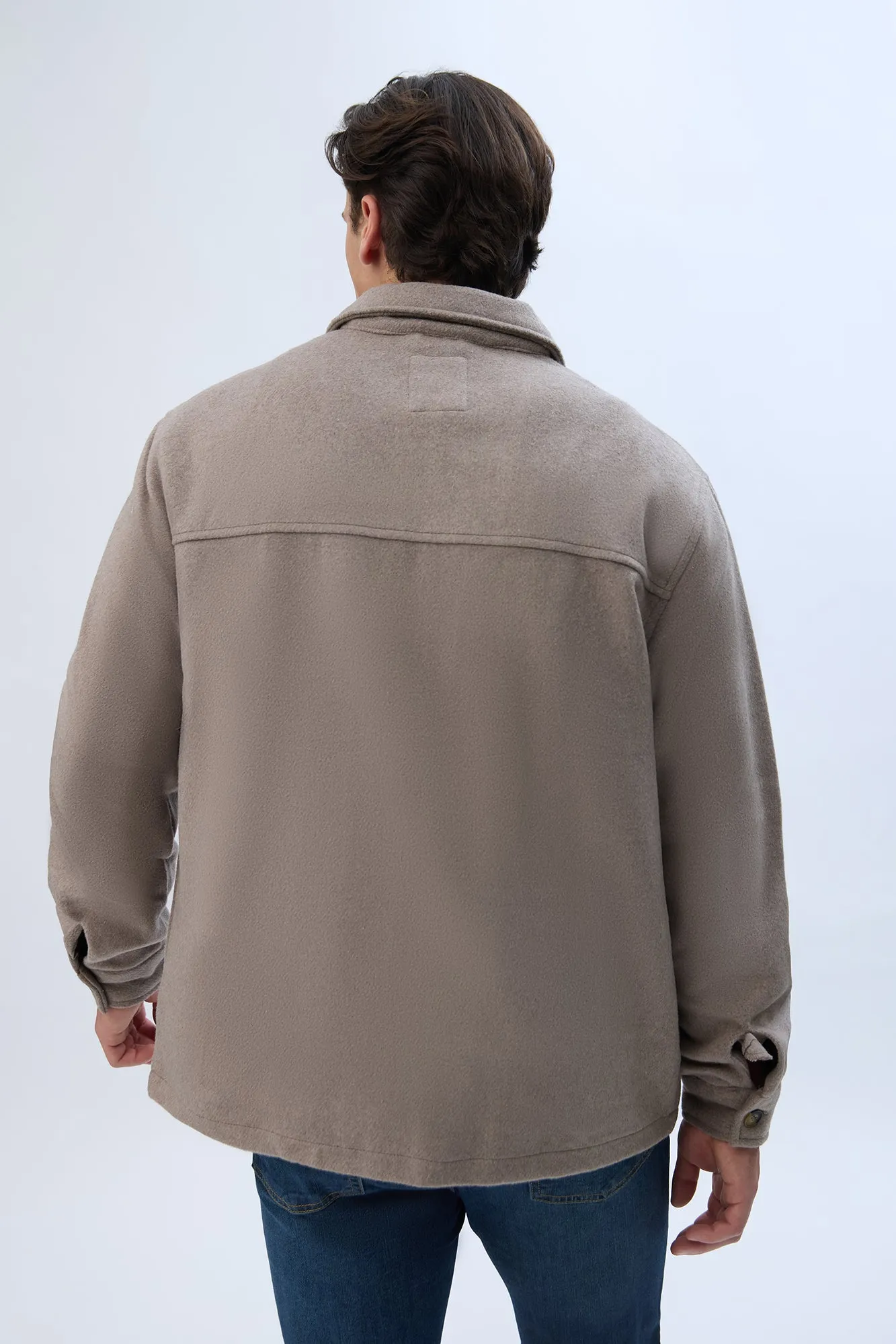North Western Zip-Up Shacket