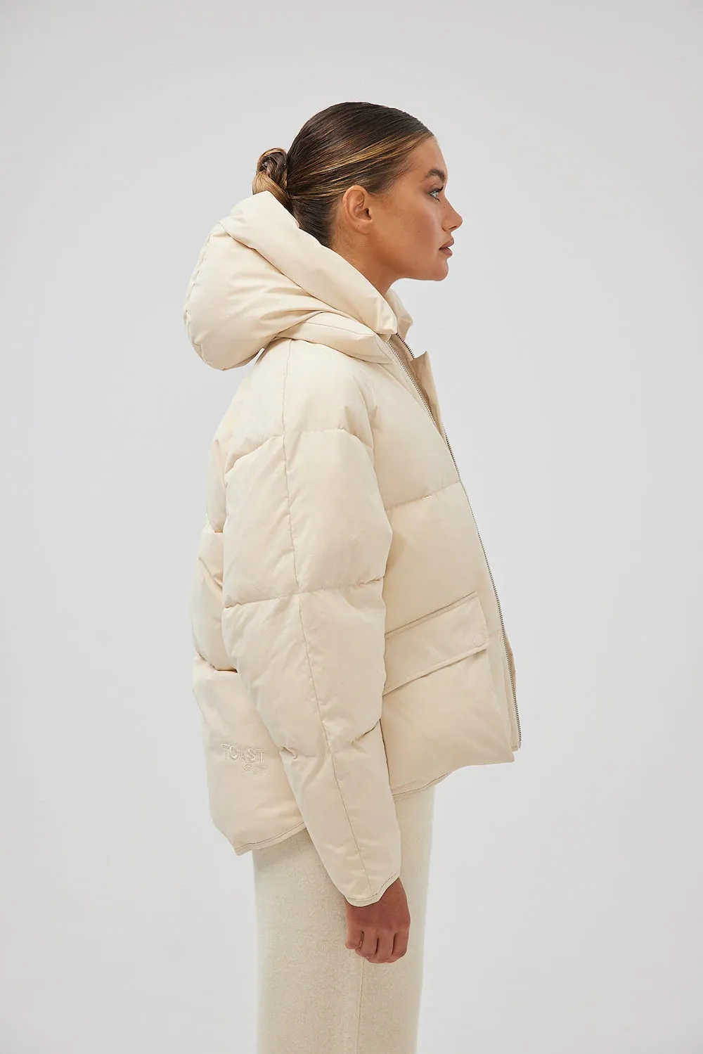 Pluto Puffer Jacket Coconut