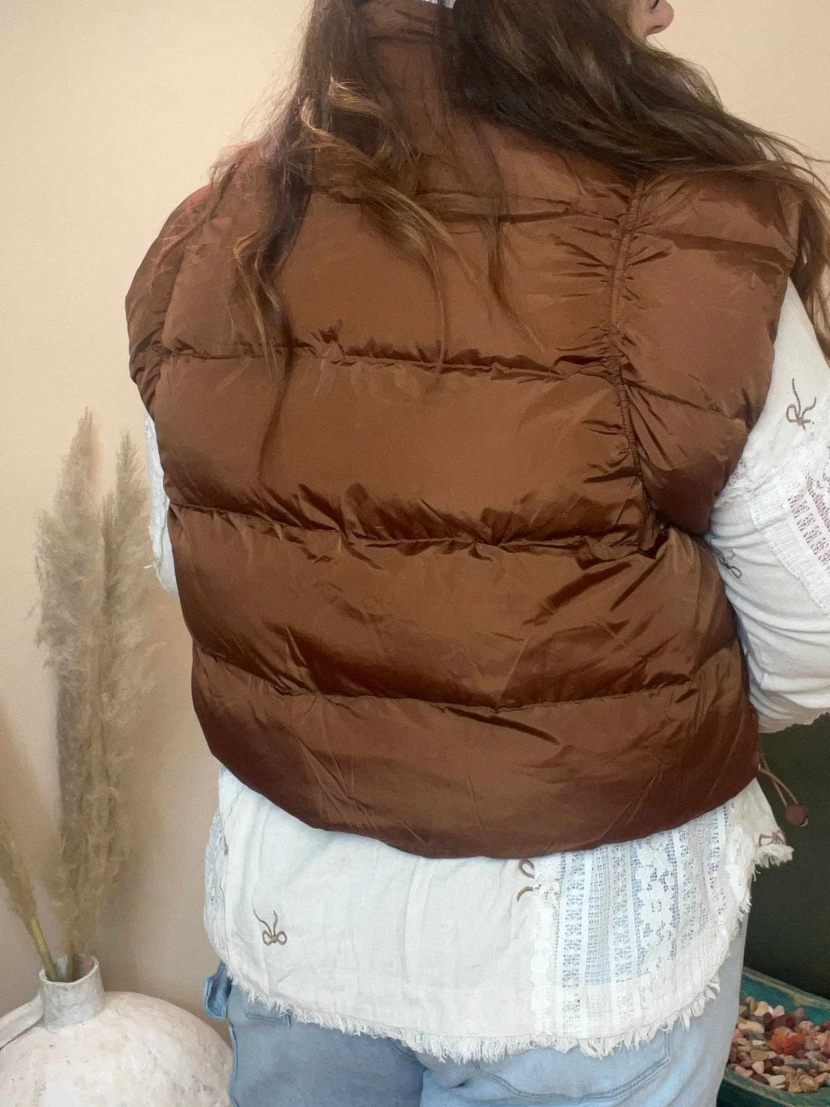 Preslee Puffer Cropped Vest