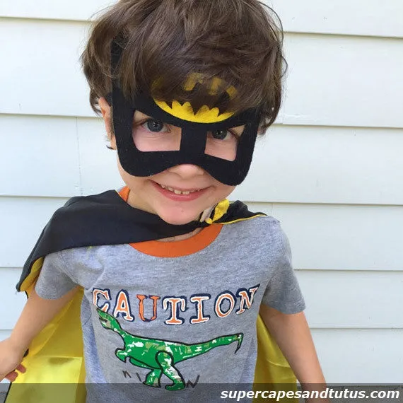 Superhero Cape and Mask - Superhero Cape and Mask Costume - Superhero Birthday Party Favors