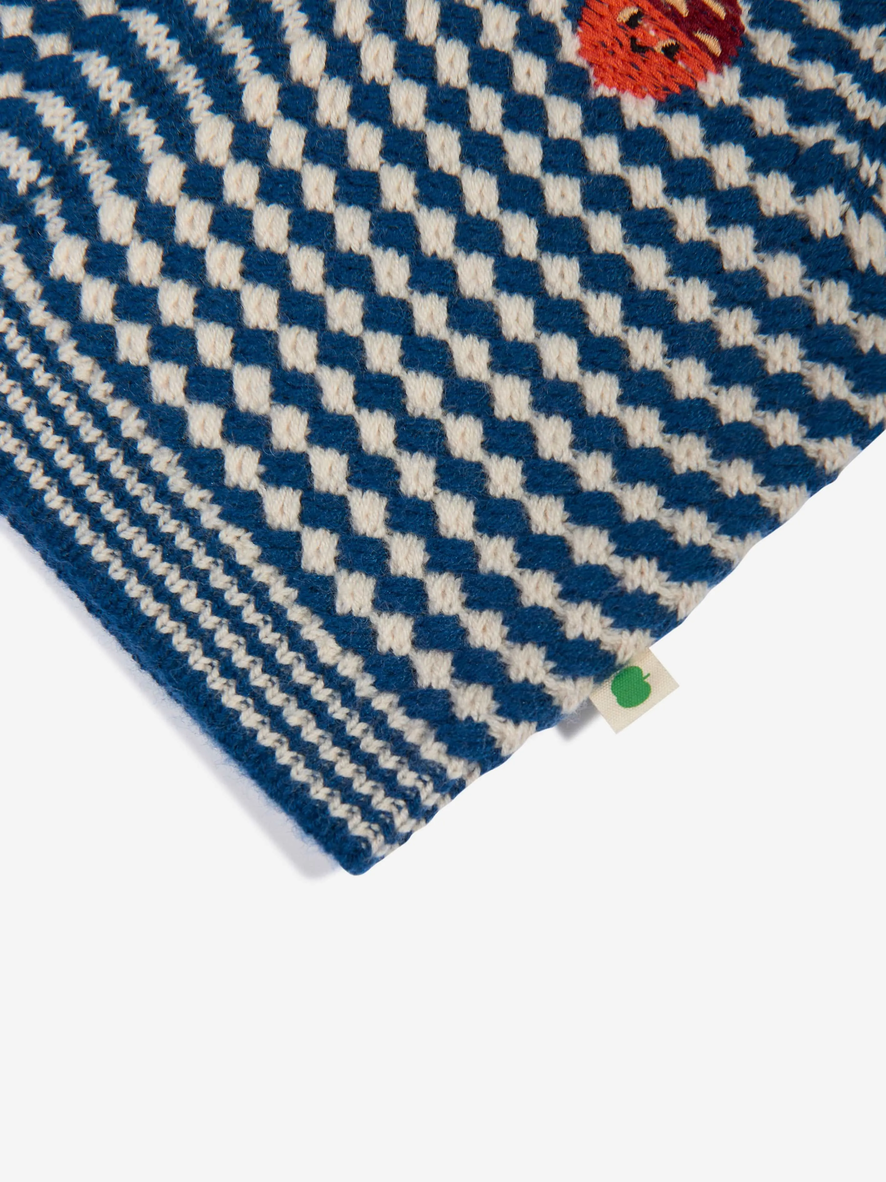 The Bonnie Mob Boys Hawthorn Chunky Checker Waistcoat in Blue