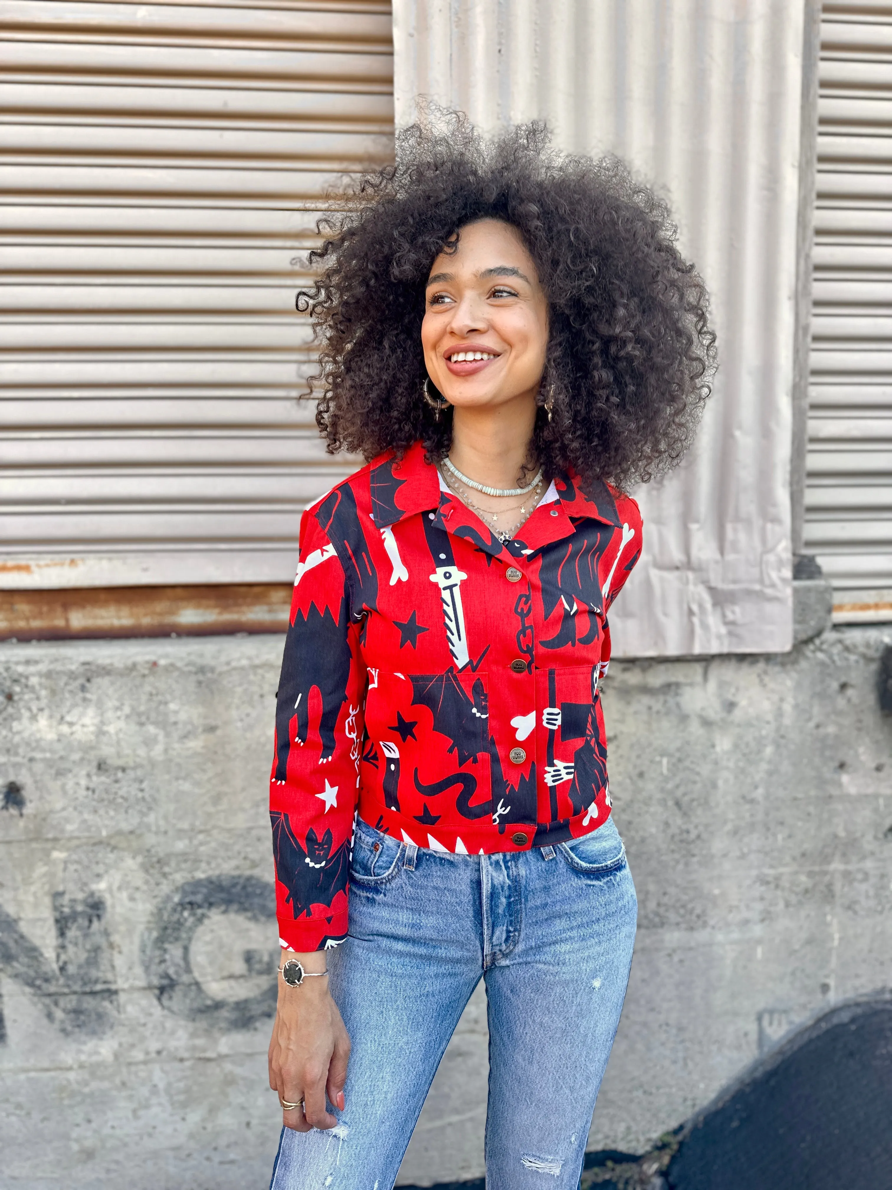 Twill Shorty Jacket Pippa