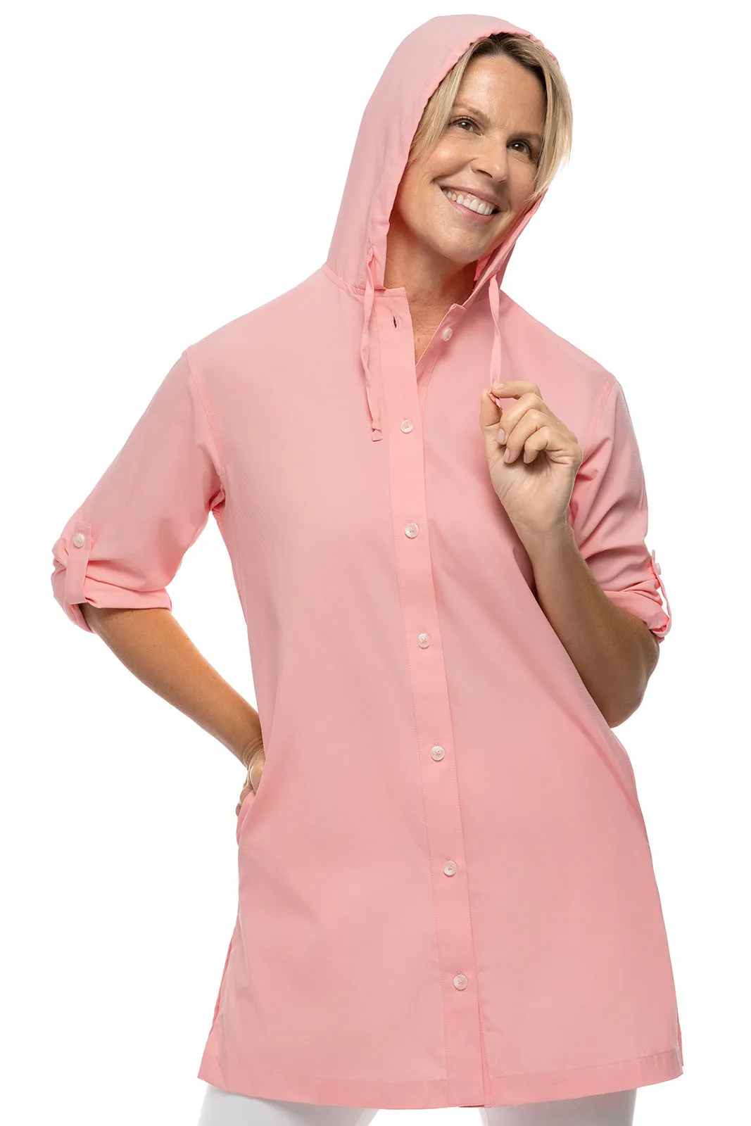Women's Iztapa Beach Shirt  |  Peachy Pink
