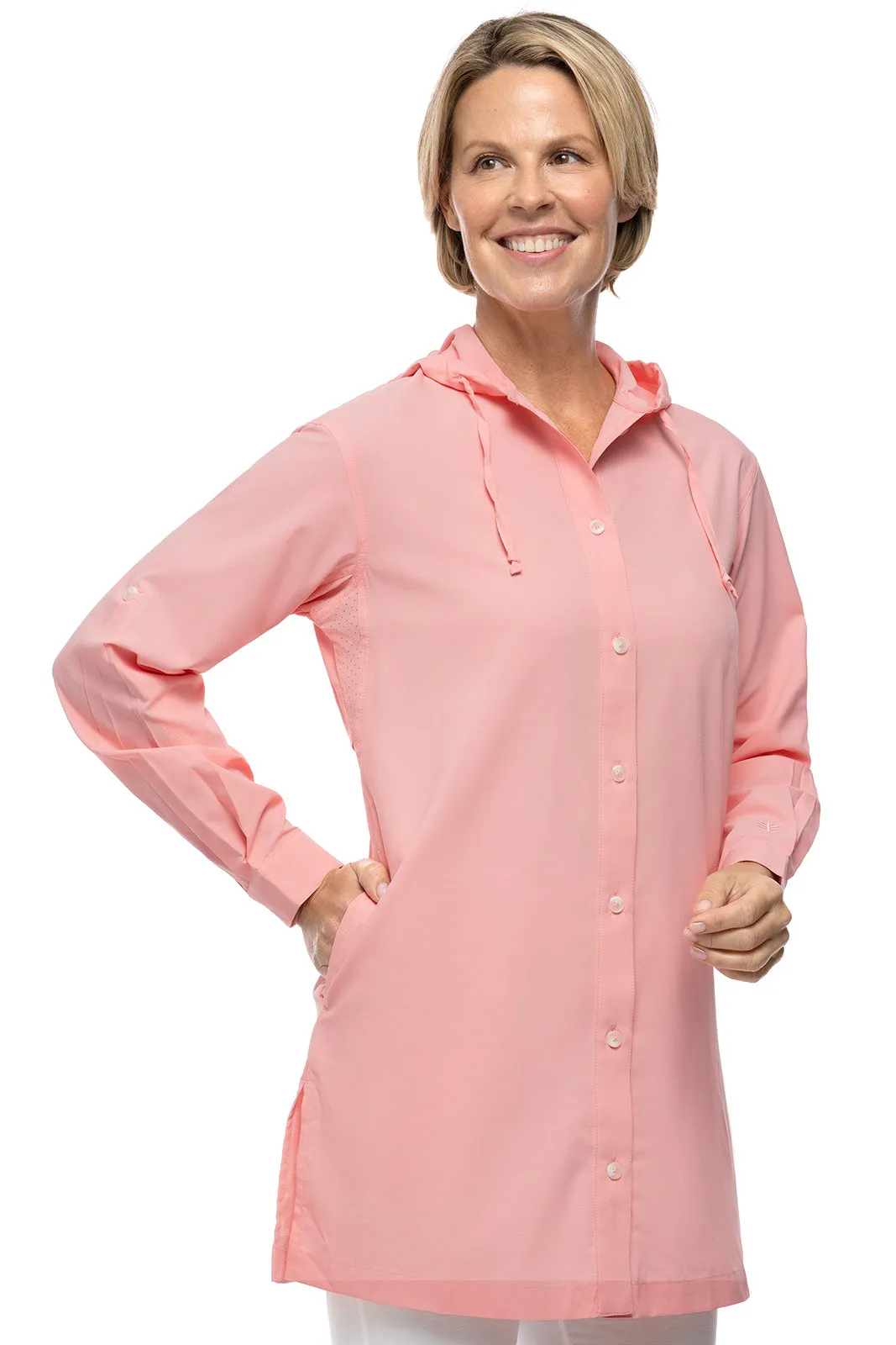 Women's Iztapa Beach Shirt  |  Peachy Pink