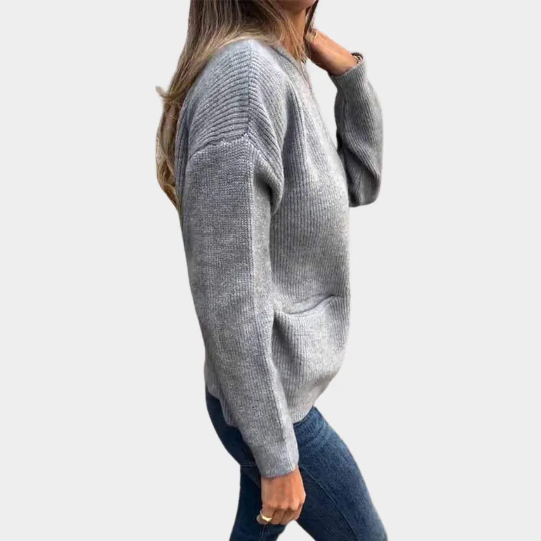 Women's Long Sleeve Knitted Cardigan  Casual Outerwear  Pockets  Multiple Colours